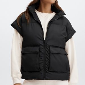 Fabletics Women's Hartley Puffer Vest Oversized Size XS NEVER WORN